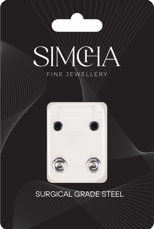 Titanium Jet Earrings Earrings