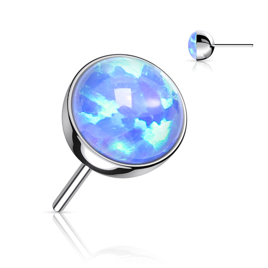 Titanium Blue Opal Threadless Top