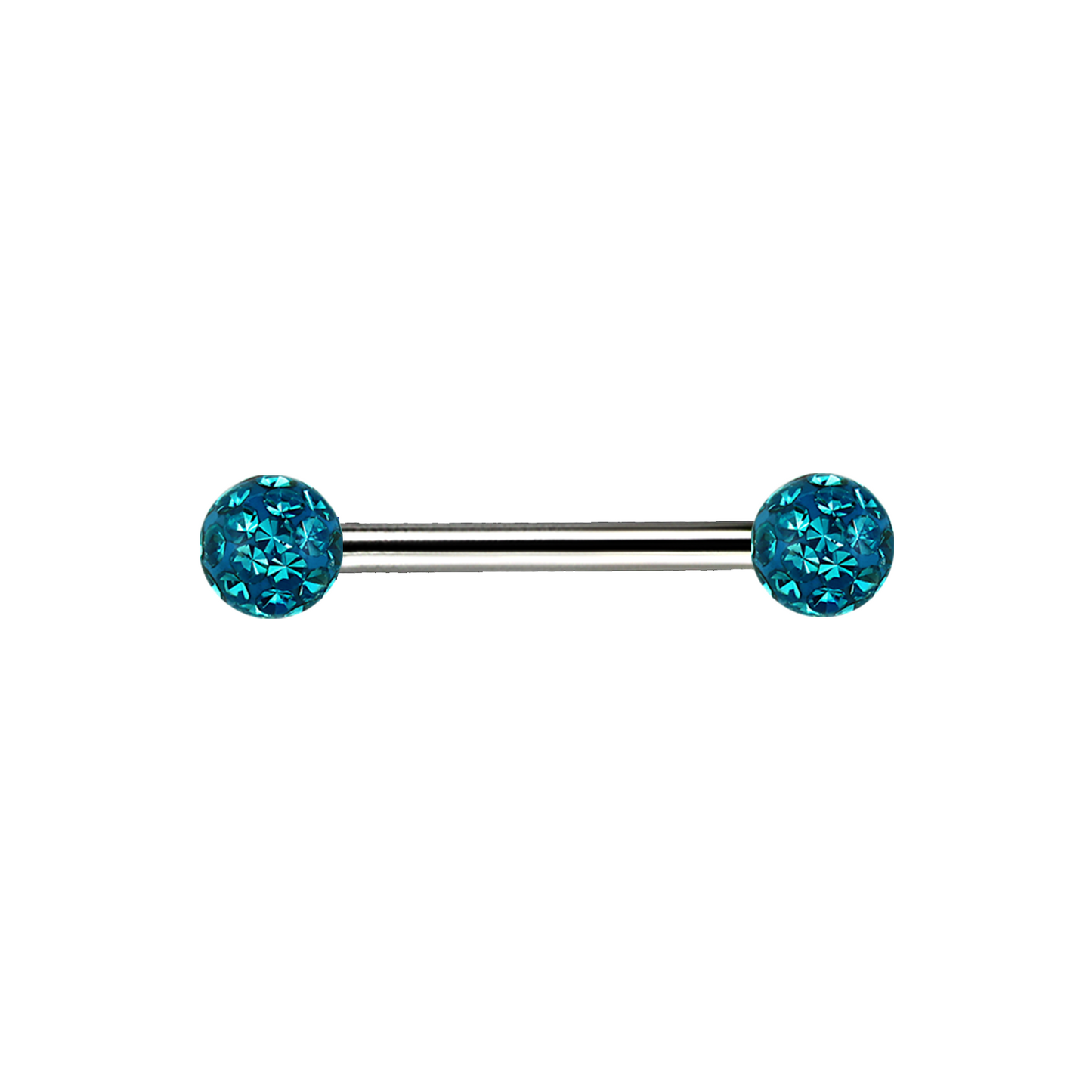 14g Titanium Ferido Jewel Bar Aquamarine 12mm / Titanium / Aquamarine Barbell