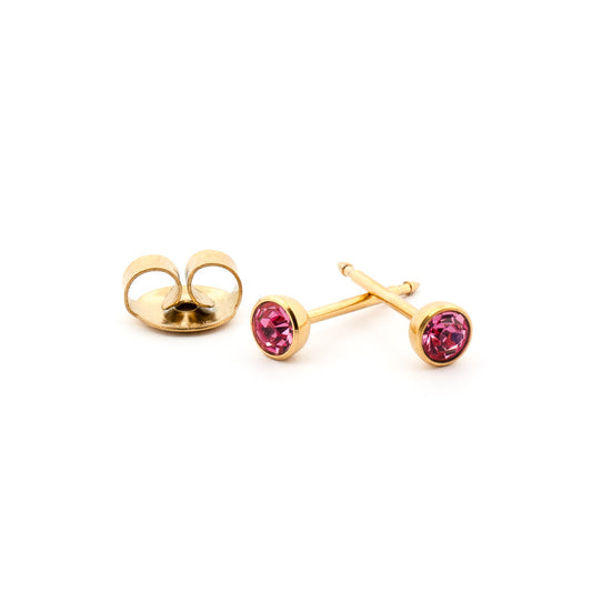 October (Rose) Gold Earrings