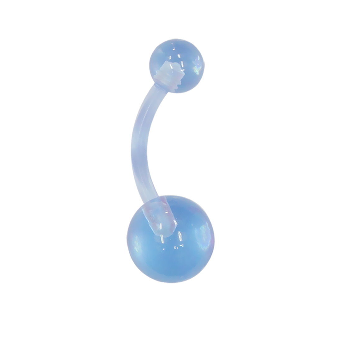 Clear Acrylic Navel Bar – Keen on Piercing