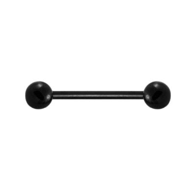 Black Plated Surgical Steel Barbell