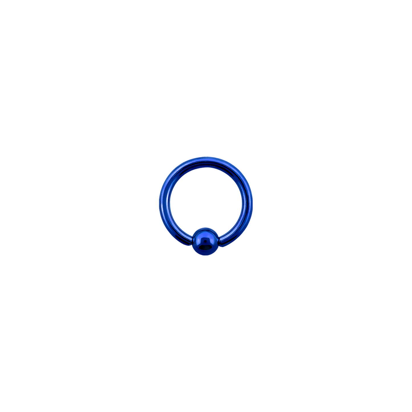 16g Surgical Steel BCR Blue