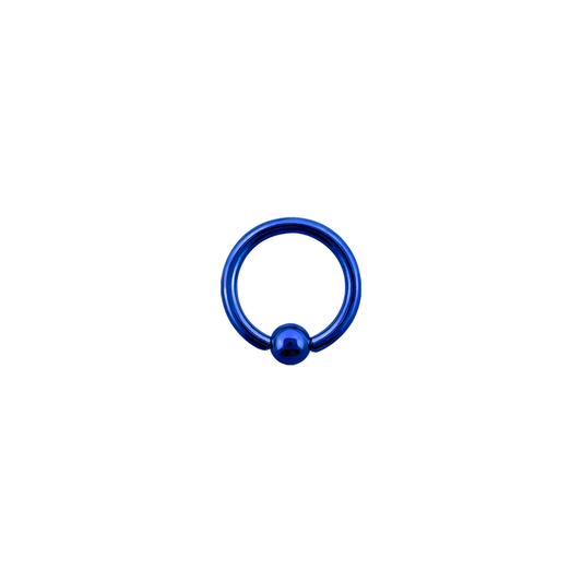 16g Surgical Steel BCR Blue