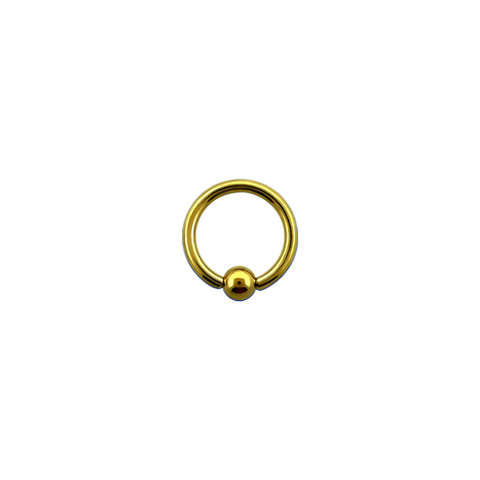 16g Surgical Steel BCR Gold