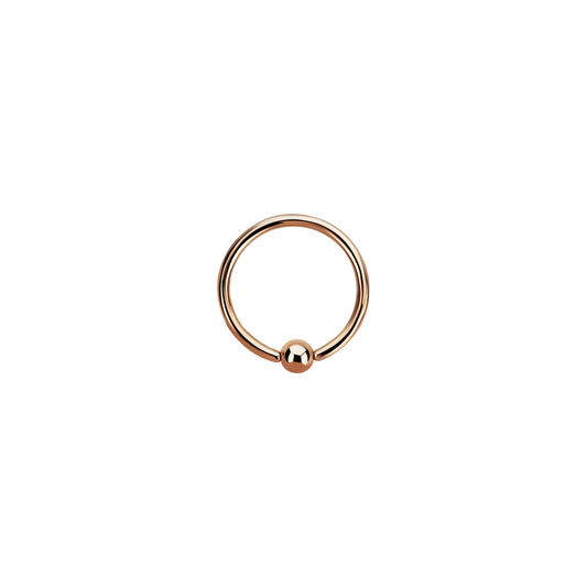 16g Surgical Steel BCR Rose Gold
