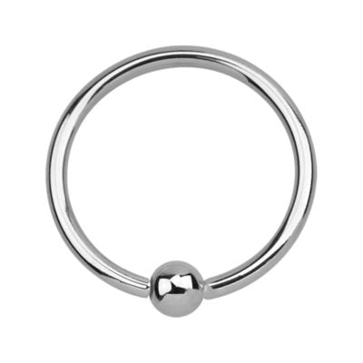 18g Surgical Steel Fixed Bead Ring