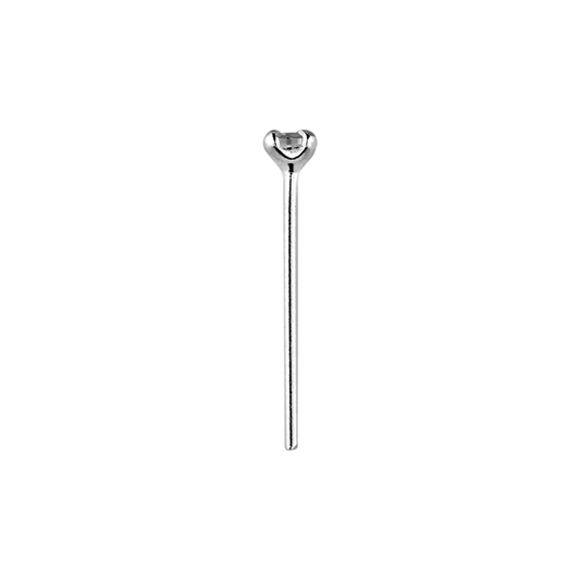 Sterling Silver CZ Claw Nose Stud