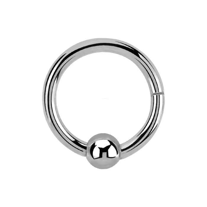 16g Silver Surgical Steel Hinged BCR 6mm / Surgical Steel / Silver Hinged Ring