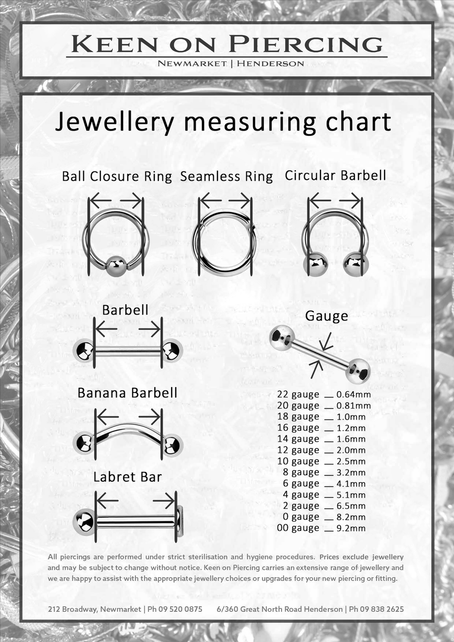 Titanium Threadless Nose Screw Keen on Piercing