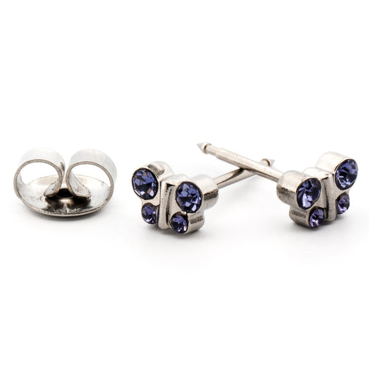 Tanzanite Butterfly Earrings Earrings