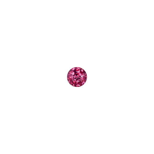 14g 5mm Rose Ferido Externally Threaded Ball