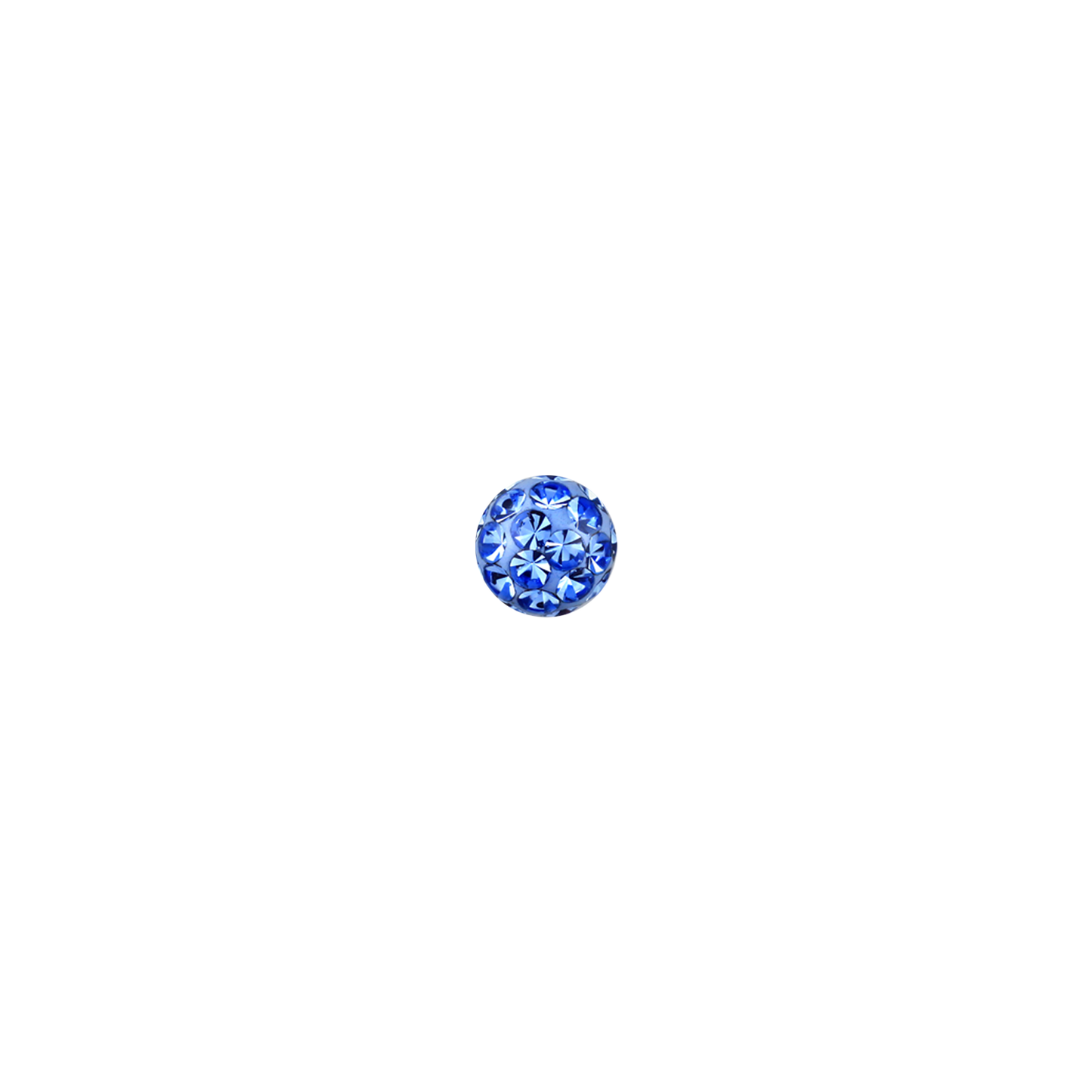 14g 5mm Light Sapphire Ferido Externally Threaded Ball