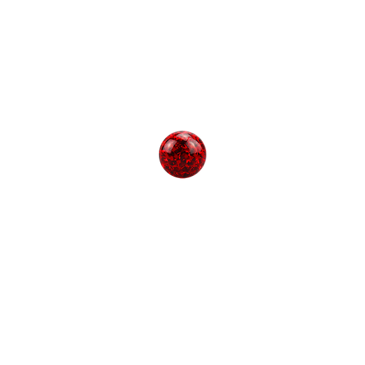 14g 5mm Light Siam Ferido Externally Threaded Ball