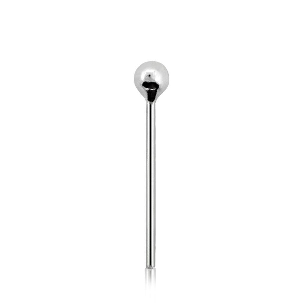 Silver Ball Nose Stud