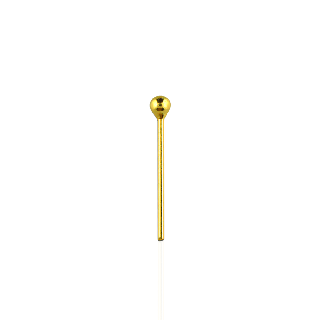 Gold Ball Nose Stud 2mm / Gold / Ball Nose Stud