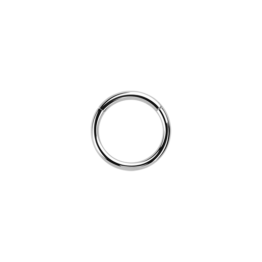 14g Silver Surgical Steel Hinged Ring