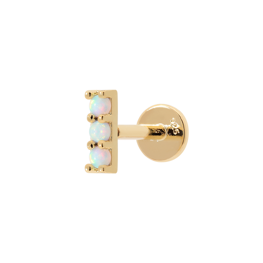 Gold Ascend Opal Earring