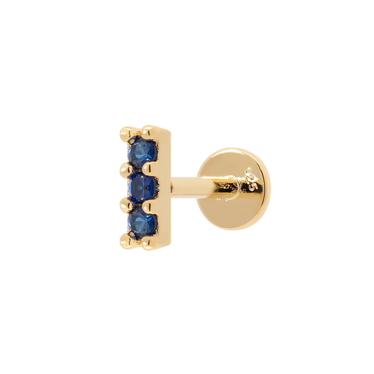 Gold Ascend Sapphire Earring Earrings