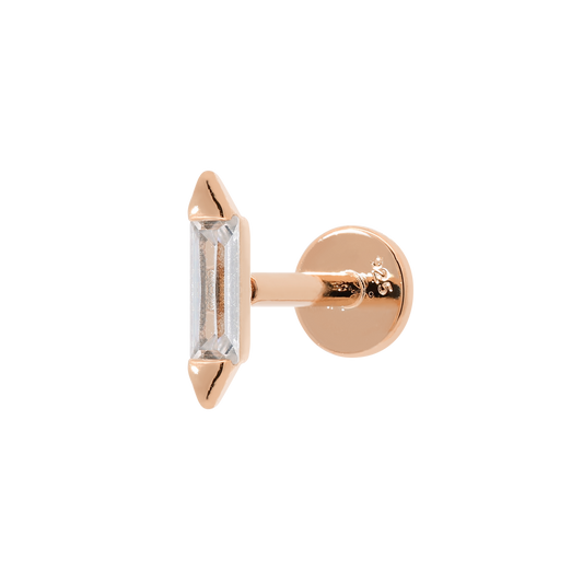 Rose Gold Deco Earring