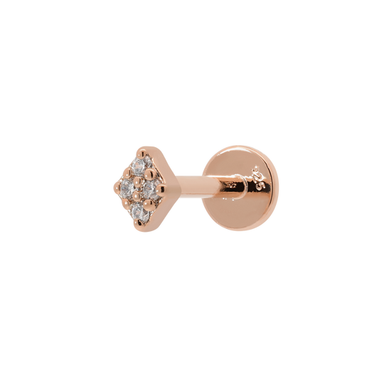 Rose Gold Void Earring